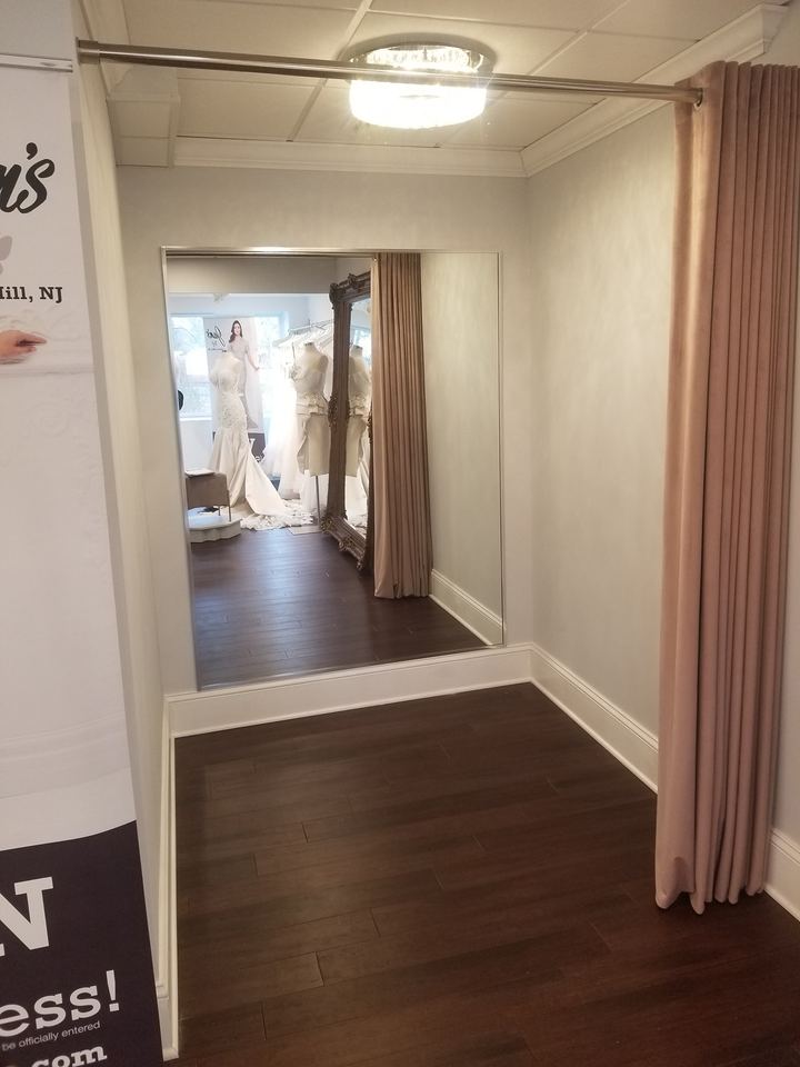 Commercial mirror installation